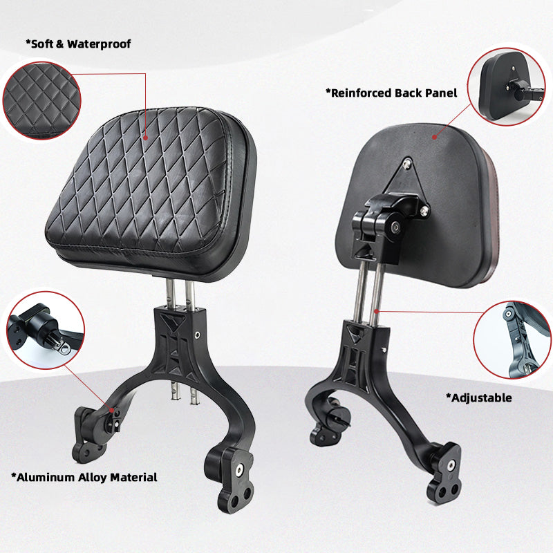 VEFKB01B Foldable Backrest Sissy Bar for Honda Rebel CMX 300 500