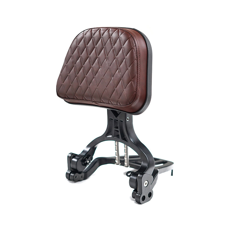 VEFKB03B Foldable Backrest Sissy Bar with Luggage Rack for Honda Rebel CMX 300 500