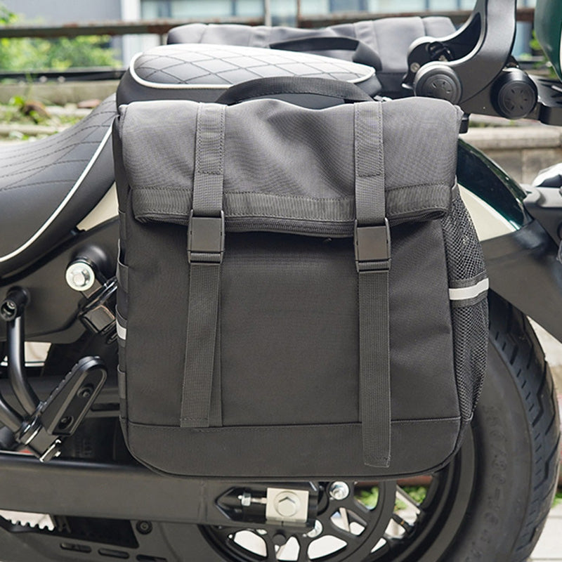 VESB00F1 Anti-theft Quick-release Waterproof Saddlebags with Supports for Honda Rebel CMX 300 500