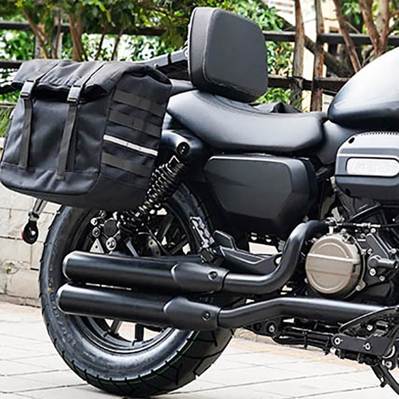 VESB00F1 Anti-theft Quick-release Waterproof Saddlebags with Supports for Honda Rebel CMX 300 500