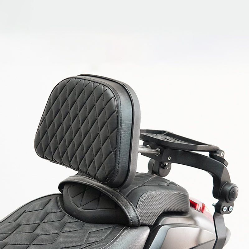 VEFKB02B Foldable Backrest Sissy Bar with Foldable Luggage Rack for Honda Rebel 300 500 CMX