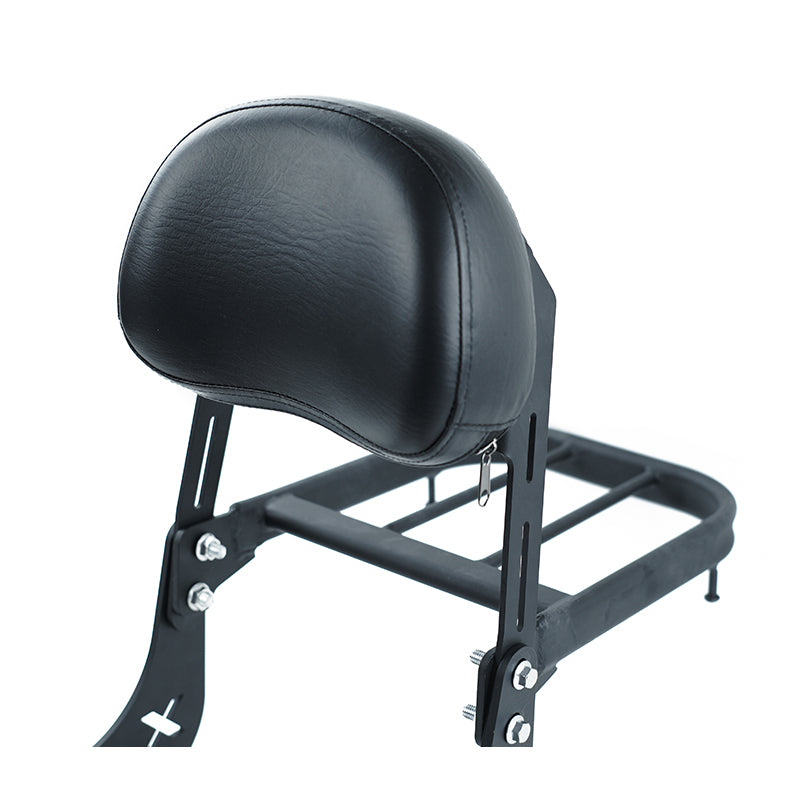 VEKB00B2 Motorcycle Sissy Bars Backrest Luggage Rack for Honda Rebel 300 500 CMX